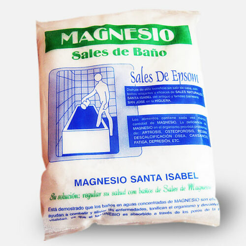 Sales de Epsom-Magnesio Naturales para baño bolsa de 4,5 Kg.