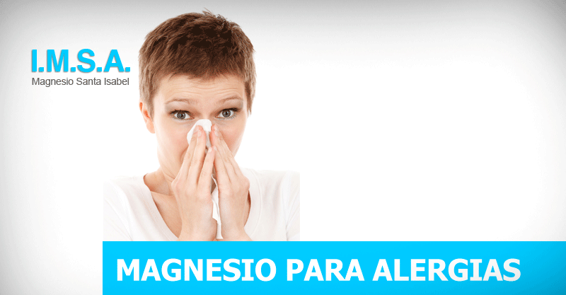 Magnesio para alergias